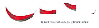 BO-CAMP  Cestovná hamaka Hover červená Hamaka 1