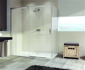 Bočné zástena k sprchovacím dverám 100 cm Huppe Aura elegance 401608.092.322