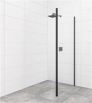 Bočné zástena k sprchovacím dverám 100 cm SAT TEX BB SATSTENATEXD100C