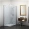 Bočné zástena k sprchovacím dverám 90 cm Roth Elegant Line 133-900000P-00-02