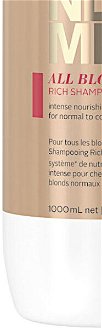 Bohatý šampón pre blond vlasy Schwarzkopf Professional BlondMe All Blondes Rich Shampoo - 1000 ml (2631077, 2849676) + DARČEK ZADARMO 8