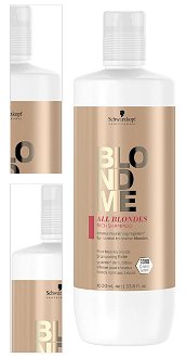 Bohatý šampón pre blond vlasy Schwarzkopf Professional BlondMe All Blondes Rich Shampoo - 1000 ml (2631077, 2849676) + darček zadarmo 4