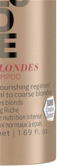 Bohatý šampón pre blond vlasy Schwarzkopf Professional BlondMe All Blondes Rich Shampoo - 50 ml (2631937) 9