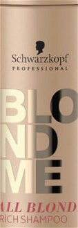 Bohatý šampón pre blond vlasy Schwarzkopf Professional BlondMe All Blondes Rich Shampoo - 50 ml (2631937) 5