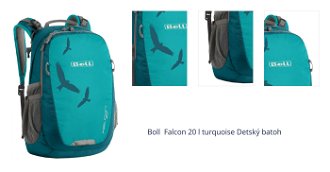 Boll  Falcon 20 l turquoise Detský batoh 1