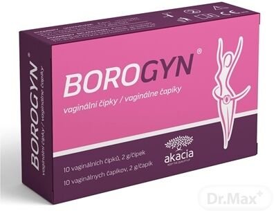 BOROGYN® vaginálne čapíky 10x2g