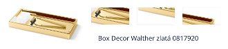 Box Decor Walther zlatá 0817920 1