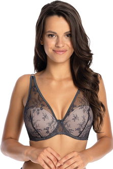 Bralette podprsenka Gaia 1032 Jenny Tmavosivá 75B 2