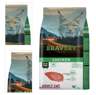 Bravery cat ADULT chicken - 2 x 7kg 4