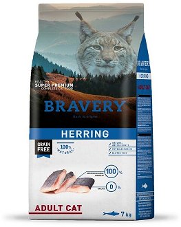 BRAVERY cat  ADULT HERRING  - 7kg