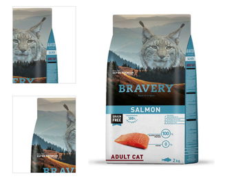 BRAVERY cat ADULT losos - 2 x 7kg 4