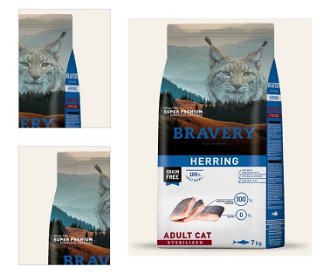 BRAVERY cat  STERILISED HERRING - 2kg 4