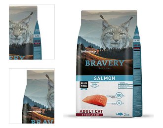BRAVERY cat STERILIZED salmon - 2 kg 4