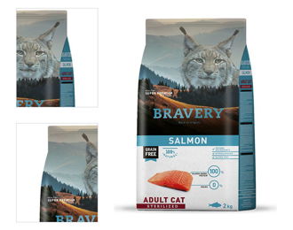 BRAVERY cat STERILIZED salmon - 600g 4