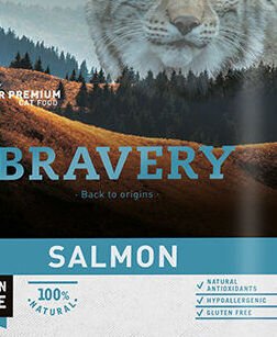 BRAVERY cat STERILIZED salmon - 7kg 5