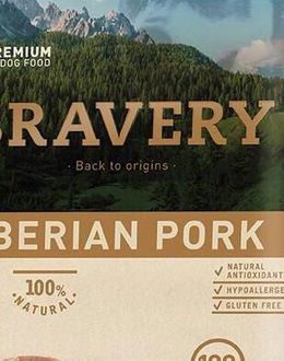 Bravery Dog Large/Medium Adult Pork - 3x4kg 5