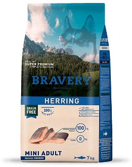 BRAVERY dog ADULT  MINI  herring  - 2kg