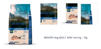 BRAVERY dog ADULT  MINI  herring  - 7kg 1
