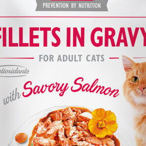 Brit Care Cat Fillets in Gravy with Savory Salmon 85 g 5