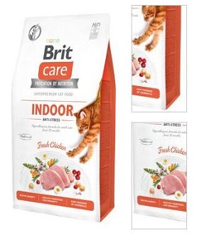 BRIT CARE cat GF  INDOOR anti-stress - 7kg 3