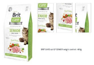 BRIT CARE cat GF SENIOR weight control - 400g 1