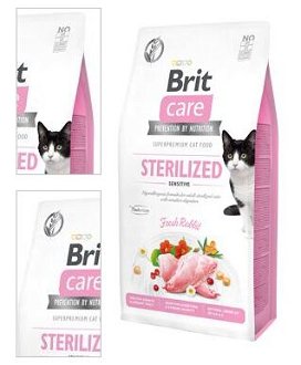 BRIT CARE cat GF  STERILISED sensitive - 2kg 4