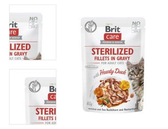 Brit Care cat kaps. steril. filet v omáčke kačka 85g 4