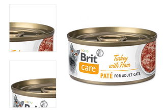 Brit Care Cat konzerva Turkey Paté with Ham 70 g 4