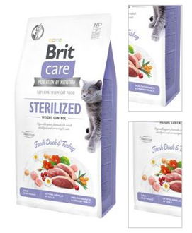 BRIT CARE cat STERILISED weight control - 2kg 3