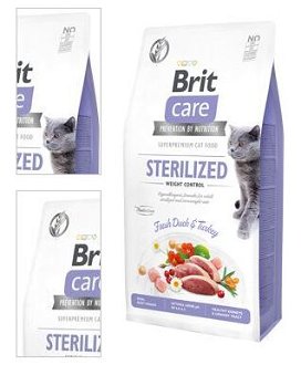 BRIT CARE cat STERILISED weight control - 2kg 4