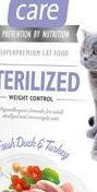 BRIT CARE cat STERILISED weight control - 400g 5
