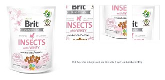 Brit Care chrumkavý snack pre šteniatka hmyzí s probiotikami 200 g 1