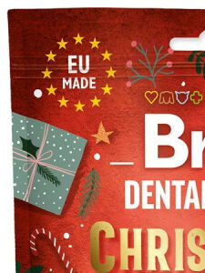 Brit Care dog Christmas DENTAL snack 250 g jablková štrúdľa 6