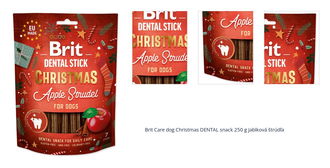 Brit Care dog Christmas DENTAL snack 250 g jablková štrúdľa 1