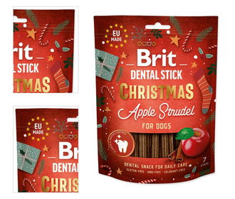 Brit Care dog Christmas DENTAL snack 250 g jablková štrúdľa 4