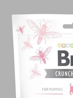Brit Care Dog Crunchy Cracker. Funkčné pamlsky s hmyzom a syrovátkou. Obohatené o probiotiká. - 200g 6