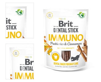 Brit Care dog dental stick imunita, probiotiká a škorica 7 ks 4