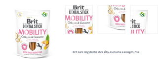 Brit Care dog dental stick kĺby, kurkuma a kolagén 7 ks 1