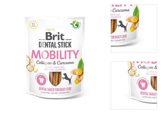 Brit Care dog dental stick kĺby, kurkuma a kolagén 7 ks 3