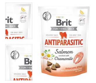 Brit Care Dog Functional Snack Antiparasitic Salmon 150g 4