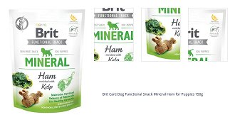 Brit Care Dog Functional Snack Mineral Ham for Puppies 150g 1