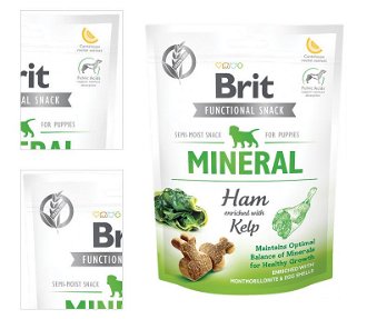 Brit Care Dog Functional Snack Mineral Ham for Puppies 150g 4