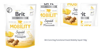 Brit Care Dog Functional Snack Mobility Squid 150g 1