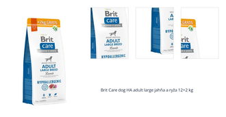 Brit Care dog HA adult large jahňa a ryža 12+2 kg 1