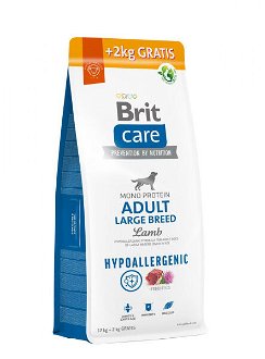 Brit Care dog HA adult large jahňa a ryža 12+2 kg