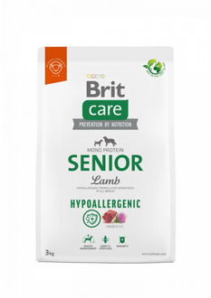 Brit Care dog HA Senior jahňa a ryža 3 kg