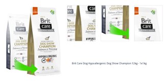 Brit Care Dog Hypoallergenic Dog Show Champion  - 1kg 1