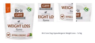 Brit Care Dog Hypoallergenic Weight Loss - 1kg 1