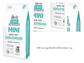BRIT Care dog MINI GF LIGHT/sterilised - 2kg 1