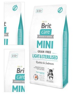 BRIT Care dog MINI GF LIGHT/sterilised - 2kg 4